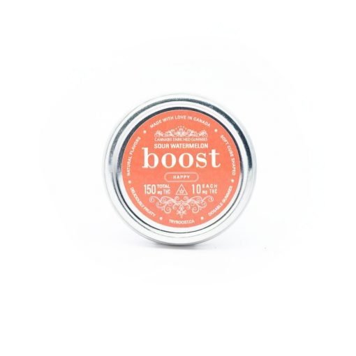 Buy Boost Edibles – Sour Watermelon 150mg THC Cubes Online in Canada - Nupep Shrooms