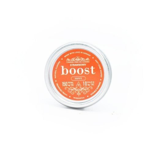 Buy Boost Edibles – Strawberry 150mg THC Cubes Online in Canada - Nupep Shrooms