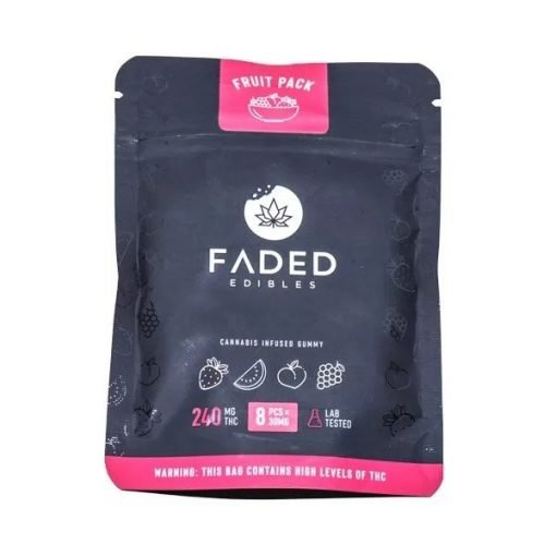 Buy Faded Fruit Pack Gummies 240MG THC Online in Canada - Nupep Shrooms