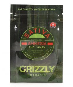 Buy Sativa Amnesia Shatter Grizzly Extracts Online in Canada - Nupep Shrooms