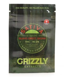Buy Island Sweet Skunk Shatter Grizzly Extracts Online in Canada - Nupep Shrooms
