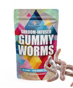 Buy 4 Magic Mushroom Gummy Worms 250MG Each Online in Canada - Nupep Shrooms