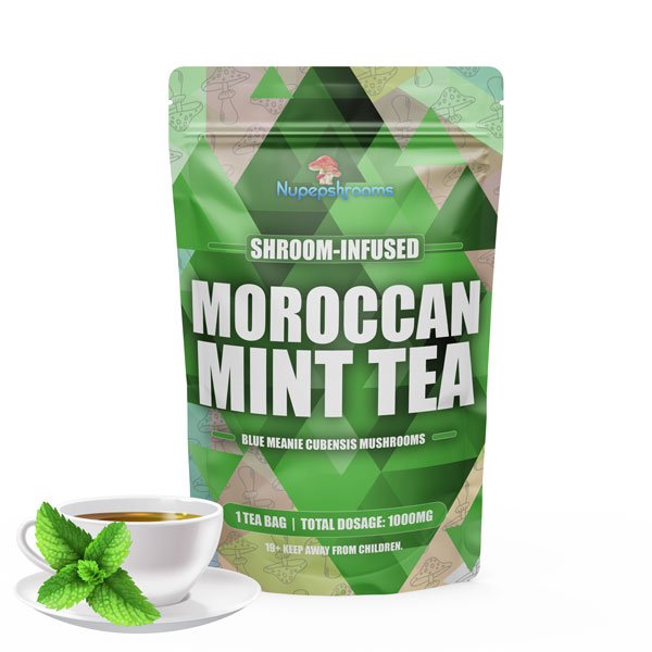 Buy Moroccan Mint Blue Meanies Cubensis Mushrooms Tea 1000MG Online in Canada - Nupep Shrooms Buy Moroccan Mint Blue Meanies Cubensis Mushrooms Tea 1000MG Online in Canada - Nupep Shrooms