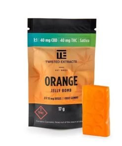 Buy Twisted Extracts Orange 1 to 1 Jelly Bomb Online in Canada - Nupep Shrooms