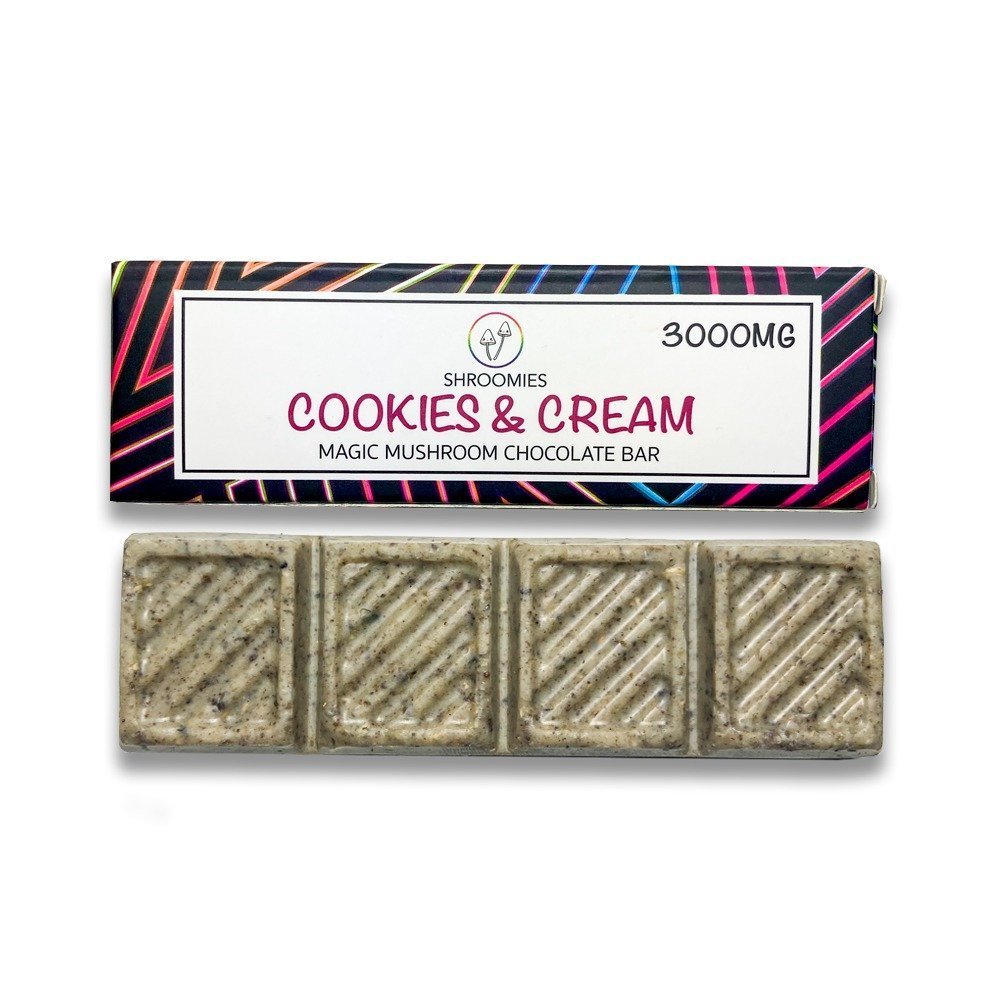 Buy SHROOMIES COOKIES AND CREAM CHOCOLATE BAR – 3000MG Online in Canada - Nupep Shrooms Buy SHROOMIES COOKIES AND CREAM CHOCOLATE BAR – 3000MG Online in Canada - Nupep Shrooms