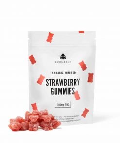 Buy Cannabis Infused BuudaBomb Strawberry Gummies THC Online in Canada - Nupep Shrooms