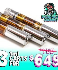 Buy Deadhead Chemist DMT 3 Cartridges Deal 1mL Online in Canada - Nupep Shrooms