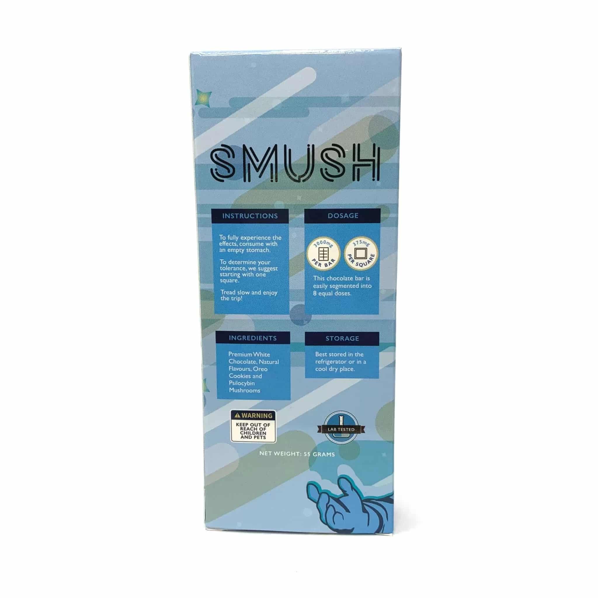 Buy Smush Cookies & Cream Chocolate Bar (3g) Online in Canada - Nupep Shrooms Buy Smush Cookies & Cream Chocolate Bar (3g) Online in Canada - Nupep Shrooms