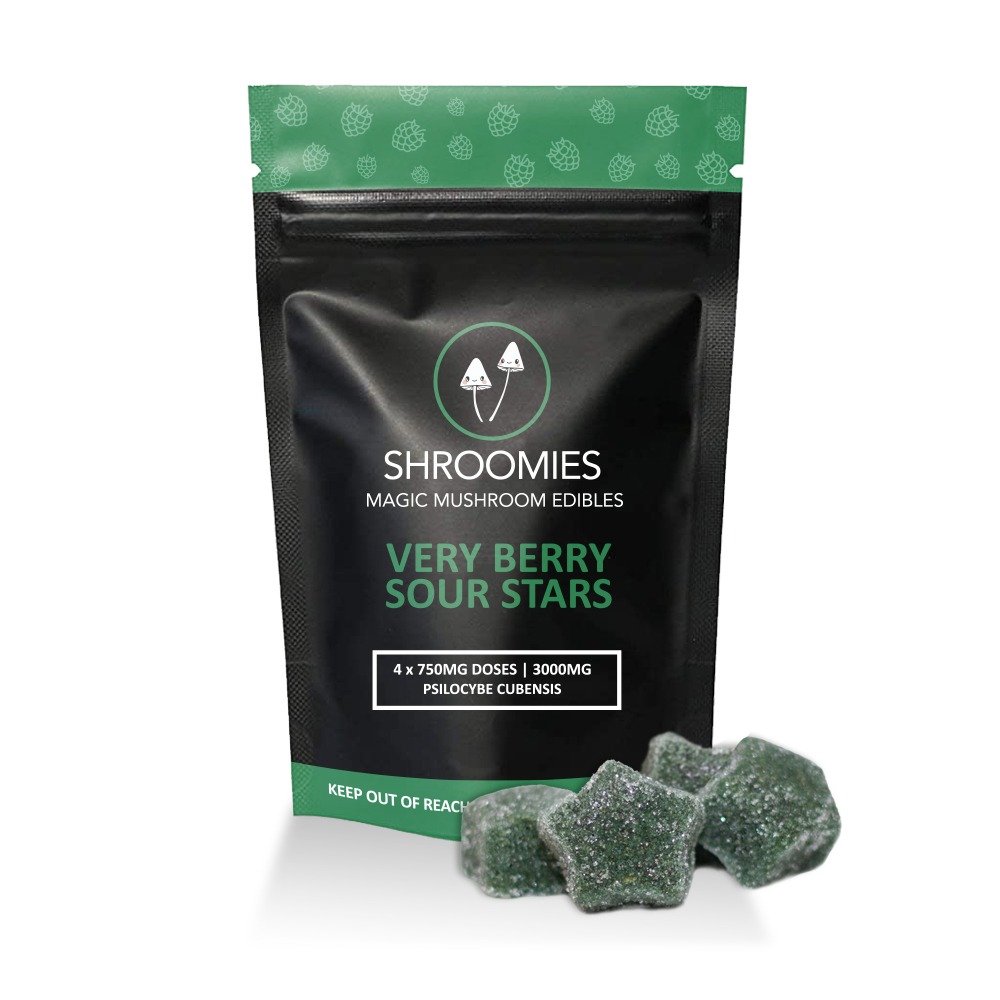 Buy SHROOMIES VERY BERRY SOUR STARS – 3000MG Online in Canada - Nupep Shrooms Buy SHROOMIES VERY BERRY SOUR STARS – 3000MG Online in Canada - Nupep Shrooms