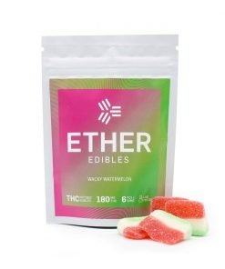 Buy Ether Edibles Wacky Watermelon (180mg) Online in Canada - Nupep Shrooms