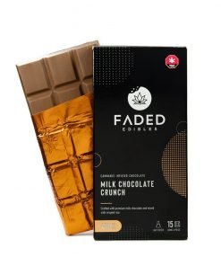 Buy Faded Cannabis Co. THC Milk Chocolate Crunch Bar Online