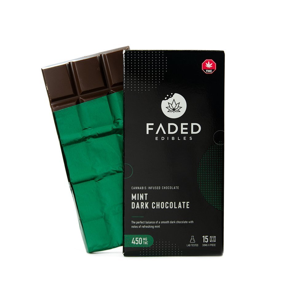 Buy Faded Cannabis Co. THC Mint Dark Chocolate Bar Online Buy Faded Cannabis Co. THC Mint Dark Chocolate Bar Online