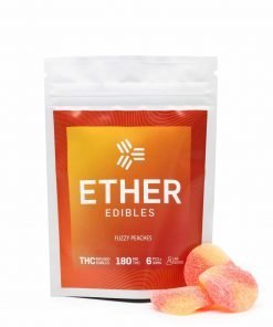Buy Ether Edibles Fuzzy Peach (180mg) Online in Canada - Nupep Shrooms