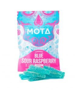 Buy Mota THC Blue Raspberry Soda Bottles Indica (100mg THC) Online