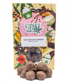 Buy Sweet Jane – THC Milk Chocolate Almonds (150mg) Online in Canada - Nupep Shrooms