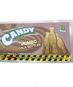 Buy Jumbo Cola Bottles 300mg THC - Herbivores Edibles Online
