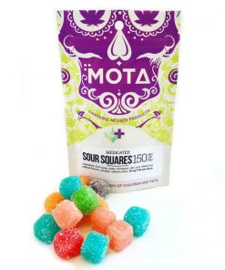 Buy Mota THC Sour Squares (150mg THC) Online in Canada - Nupep Shrooms