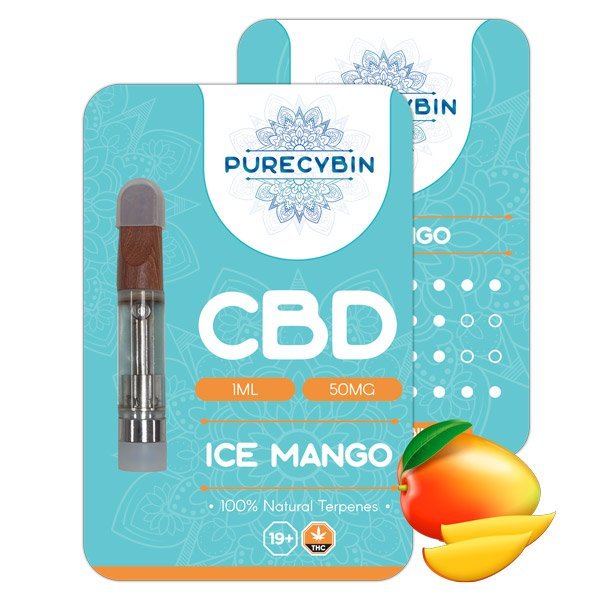 Buy Purecybin Ice Mango CBD Vape | 50mg CBD Vape Carts | 1G Online in Canada - Nupep Shrooms Buy Purecybin Ice Mango CBD Vape | 50mg CBD Vape Carts | 1G Online in Canada - Nupep Shrooms