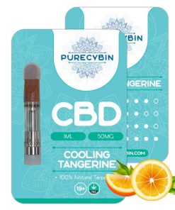 Buy Purecybin Cooling Tangerine CBD Vape | 50mg CBD Vape Carts | 1G Online in Canada - Nupep Shrooms