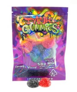 Dank Gummy Worms 500mg THC