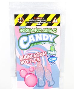 Buy Herbivores Edibles – Bubblegum Bottles 150mg CBD Online