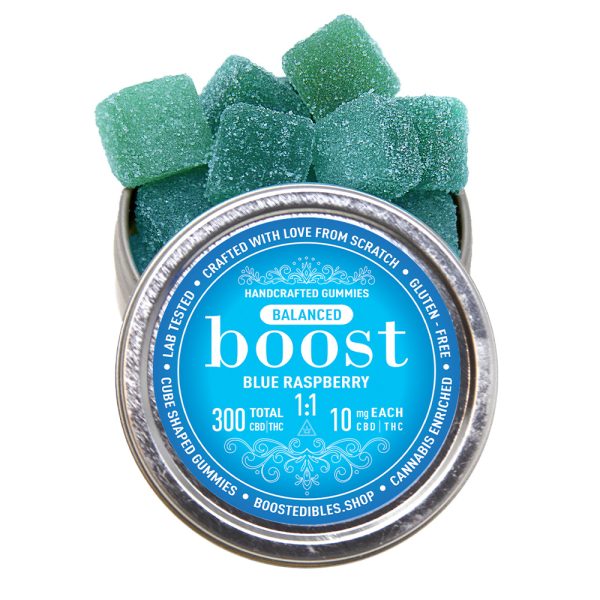 Buy Boost Balanced 1:1 Blue Raspberry Gummies – 300mg Online Buy Boost Balanced 1:1 Blue Raspberry Gummies – 300mg Online