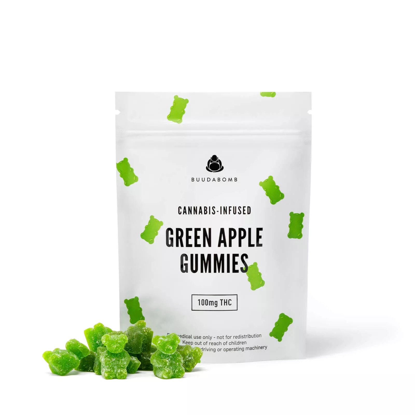 Buy Buddha Bomb Green Apple Gummies (Vegan) 100mg THC Online Buy Buddha Bomb Green Apple Gummies (Vegan) 100mg THC Online