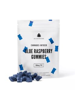 Buy Buuda Bomb Blue Raspberry Gummies (Vegan) 100mg THC Online