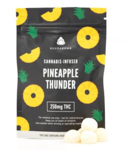 Buy Pineapple Thunder Vegan Gummies (BuudaBomb) 250mg THC Online
