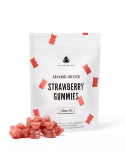 Buy BuudaBomb Strawberry Gummies (Vegan) 100mg THC Online