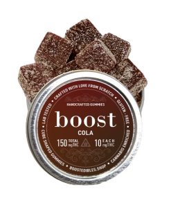 Buy Boost Edibles Cola Gummies 150mg THC Cubes Online