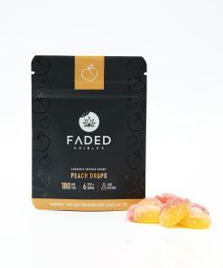 Buy Faded Cannabis Co. Peach Drops 180mg THC Online
