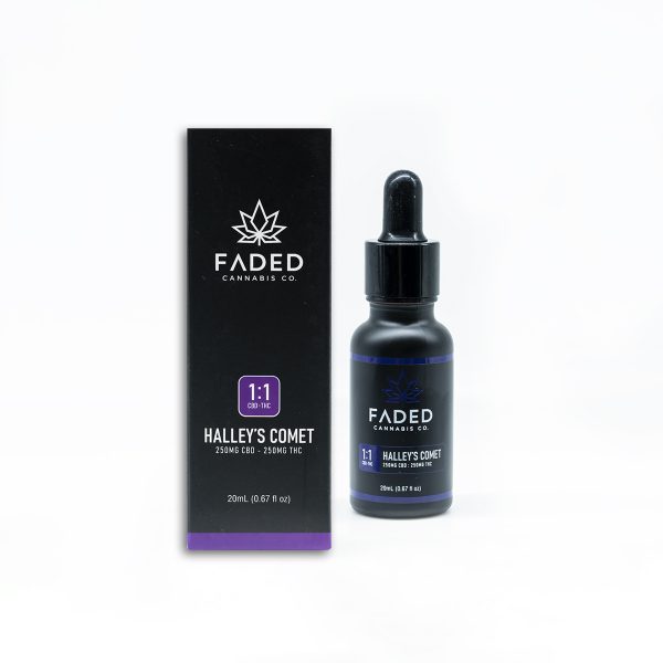 Buy Faded Cannabis Co 1:1 CBD – THC Tincture Halley’s Comet Online Buy Faded Cannabis Co 1:1 CBD – THC Tincture Halley’s Comet Online