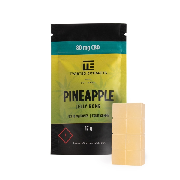 Buy Twisted Extracts – CBD Pineapple Jelly Bomb (80mg) Online Buy Twisted Extracts – CBD Pineapple Jelly Bomb (80mg) Online