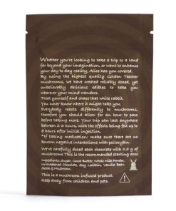 Buy Alice Mushroom Milk Chocolate 2500mg Online in Canada - Nupep Shrooms