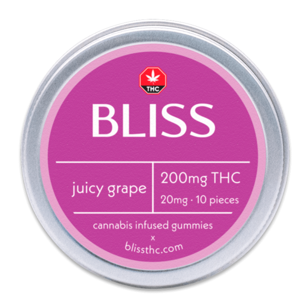 Buy Bliss Edibles 200MG THC Gummies Juicy Grape Online Buy Bliss Edibles 200MG THC Gummies Juicy Grape Online
