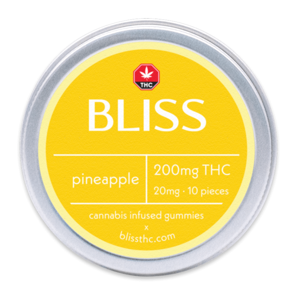 Buy Bliss Edibles 200MG THC Gummies Pineapple Online Buy Bliss Edibles 200MG THC Gummies Pineapple Online