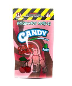 Buy Herbivores Edibles – 150mg THC Cherry Cola Gummies Online
