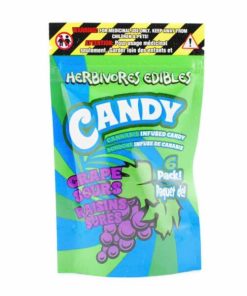 Buy Herbivores Edibles – 150mg THC Grape Gummies Online