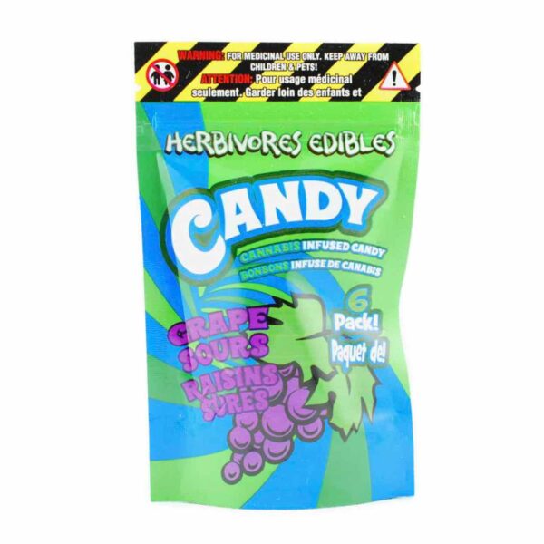 Buy Herbivores Edibles – 150mg THC Grape Gummies Online
