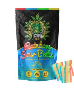 Buy Rainbow Sour Belts | 250MG THC | Medusa Extracts Online