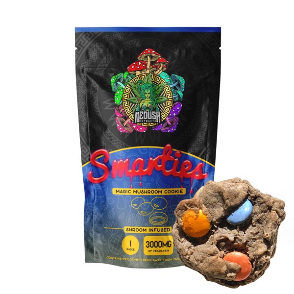 Buy Smarties Magic Mushroom Cookie – Medusa Extracts – 3000mg Online Buy Smarties Magic Mushroom Cookie – Medusa Extracts – 3000mg Online