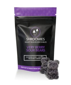 Buy Shroomies Very Berry Sour Gummy Bears – 1000mg Online
