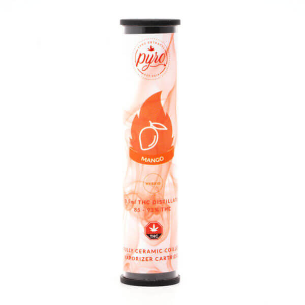 Buy Mango THC Distillate Ceramic Cartridge (Pyro Extracts) 0.5ml Online Buy Mango THC Distillate Ceramic Cartridge (Pyro Extracts) 0.5ml Online
