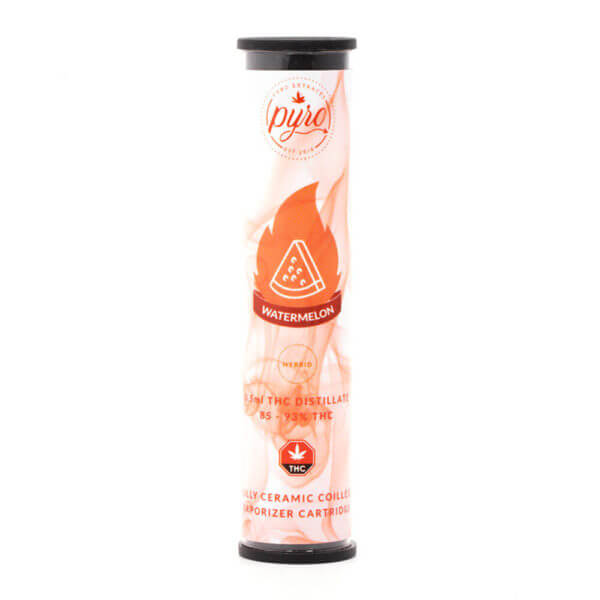 Buy Watermelon THC Distillate Ceramic Cartridge (Pyro Extracts) 0.5ml Online Buy Watermelon THC Distillate Ceramic Cartridge (Pyro Extracts) 0.5ml Online