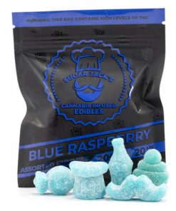 Buy Sugarjacks Assorted THC Gummies Blue Raspberry 200Mg Online