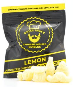 Buy Sugarjacks Assorted Thc Gummies Lemon 200Mg Online