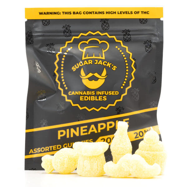 Buy Sugarjacks Assorted THC Gummies Pineapple 200Mg Online Buy Sugarjacks Assorted THC Gummies Pineapple 200Mg Online