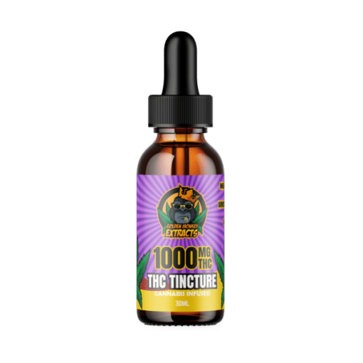 Buy Golden Monkey Extracts Premium THC Tincture – 1000MG Online