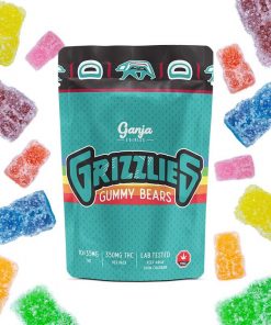 Buy GANJA EDIBLES – GRIZZLIES GUMMY BEARS 350MG – SOUR ASSORTED Online